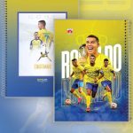 دفتر 100 برگ سیمی مجلد فوتبالی نهال آلما