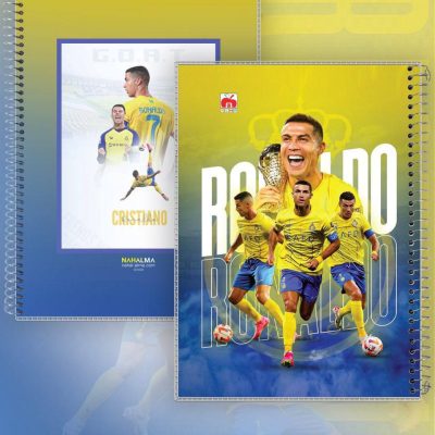دفتر 100 برگ سیمی مجلد فوتبالی نهال آلما