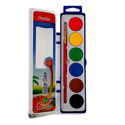 آبرنگ 6 رنگ پنتر Panter